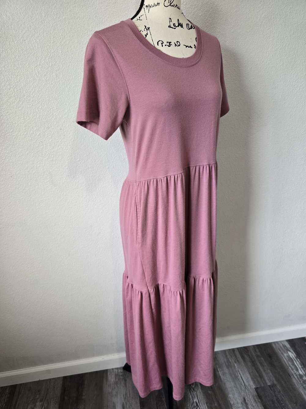 Woolx Lucia Dress Medium in Mesa Rose Pink Small - Picture 6 of 13